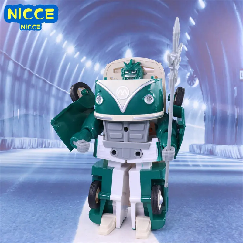 

Nicce 1:30 Горячая продажа сплав деформации робот игрушка шарнирное преобразование школьный автобус экшн пальцы Автоботы игрушка синий и красный цвет E195