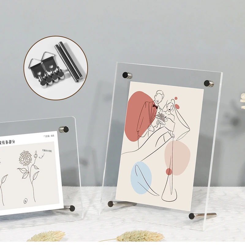 Espositori Acrilico Per Cartelli A4 - 6 Pezzi, Doppia Faccia, Per Menù E Decorazioni - Foto 10