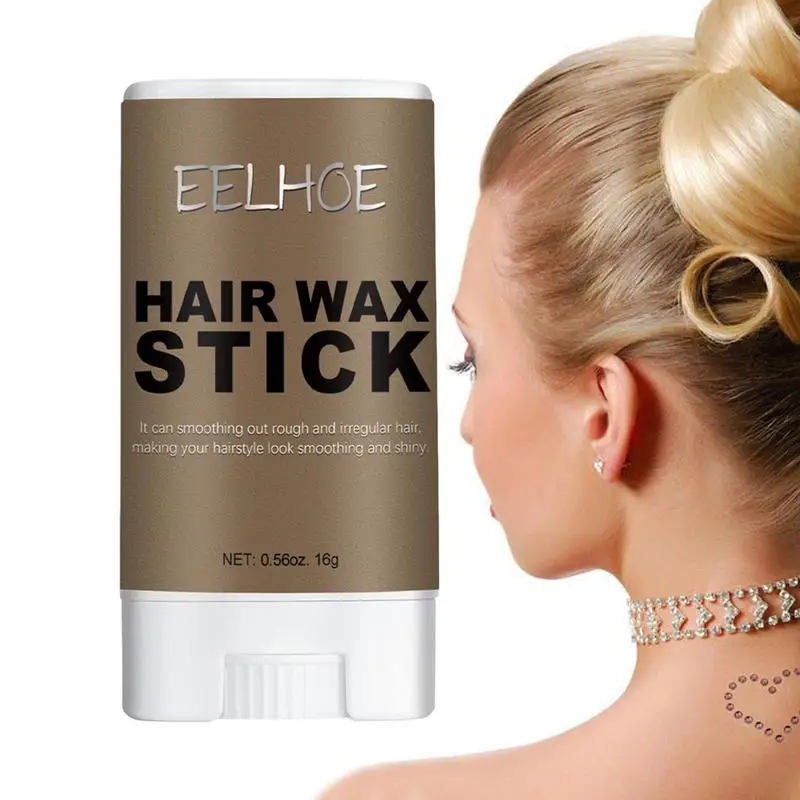

16g Hair Wax Stick Prevent Frizz Arrange Loose Smooth Cream Fast Greasy Nourish Hair Waxes Stick Natural Styling