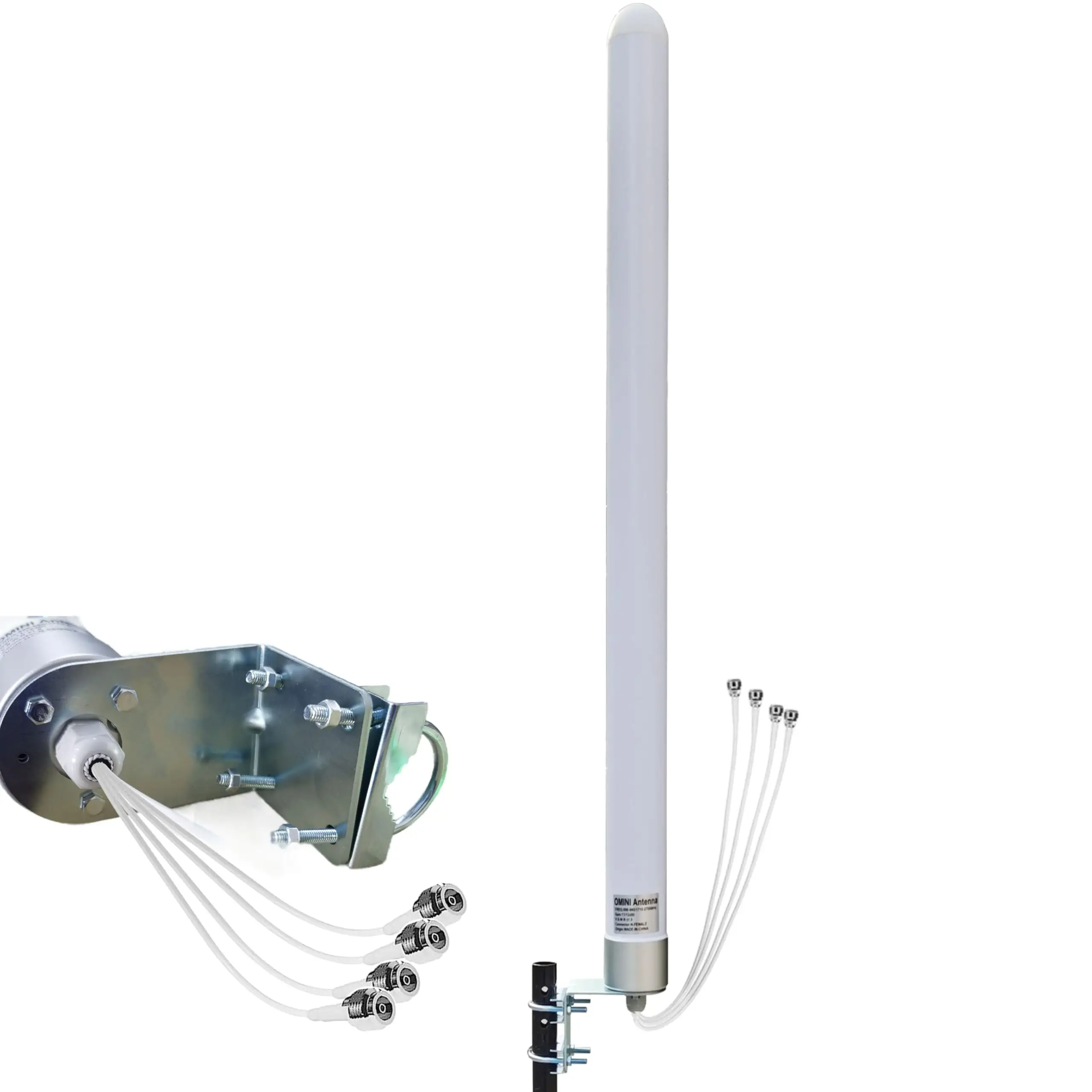 전방향 4x4 MIMO 안테나 5G 600-6000MHz T-Mobile 홈 인터넷 5G/4G/LTE/WiFi 아웃도어 셀룰러 안테나