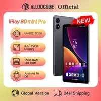 Tablette ALLDOCUBE iPlay 80 mini Pro 8,4'' 90Hz UNISOC T7300 16 Go (8 Go + 8 Go virtuels) de RAM 128 Go de ROM Android 16 6050 mAh 4G LTE 1