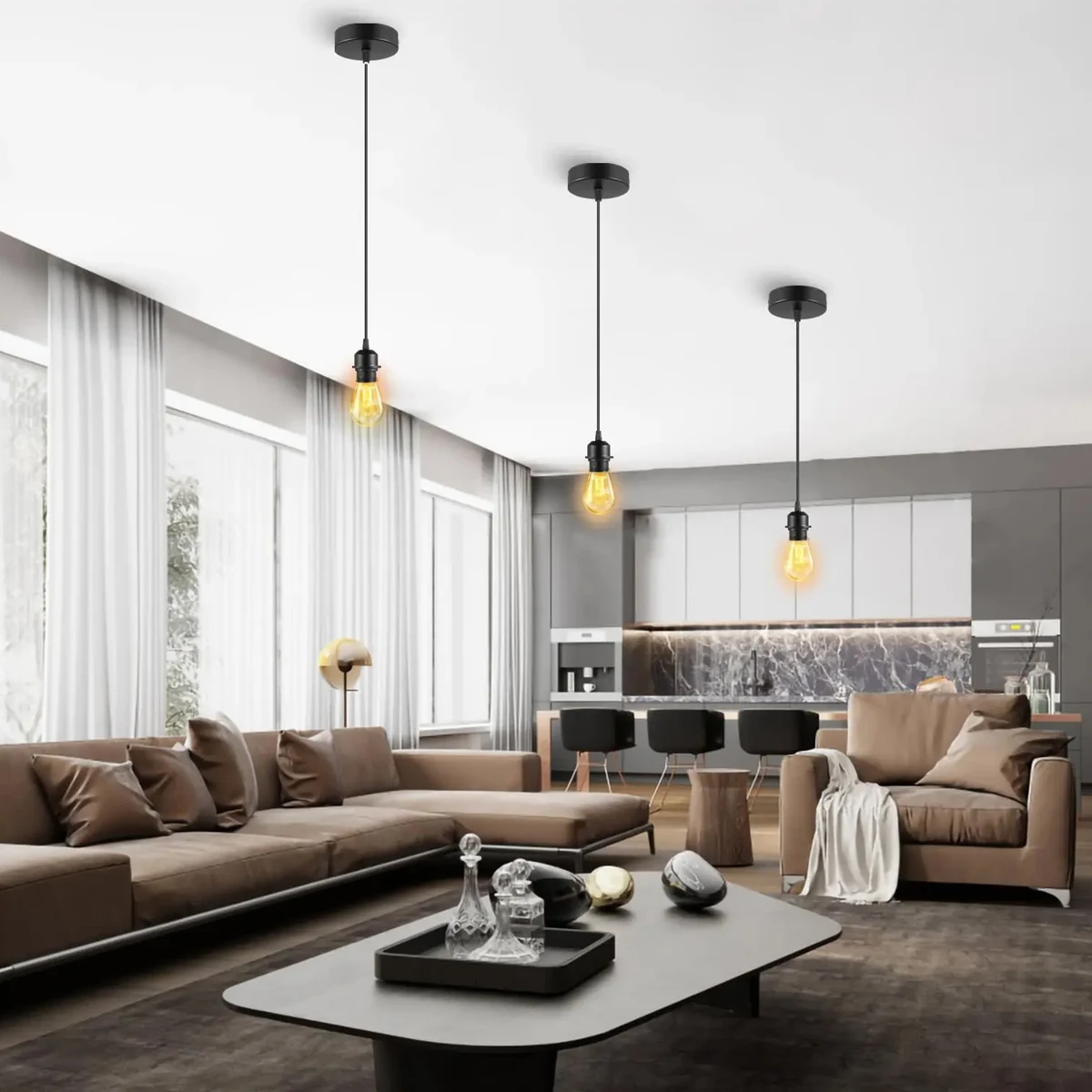 Lamp Holder Lamp Bulb Holder Lamp Base Lamp Socket Adapter Lamp Socket Extender Extension Hanging Lantern Cord Cable E27 Socket With Ceiling Plate For Pendant Lighting Lamp Shade