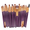 20 PCS Makeup Brush Set Eye Shadow Brush Set Foundation Brush Beauty Tools Soft Man-made Fibers Full Set Makeup Brush