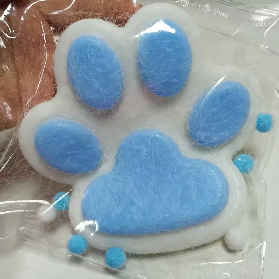 Large Cat Paw Squishy Fidget Toy Relief Relax Soft Squeeze Toy Pinch Decompression Slow Rebound Stress Relief Cute Cat Claw stress relief toys,mochi squishy toy,fidget toys