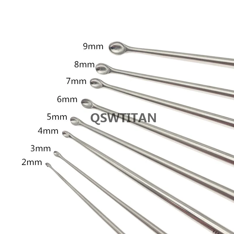 Orthopedics Bone Curette Stainless steel Bone Spoon 26cm long Veterinary Surgical Instruments