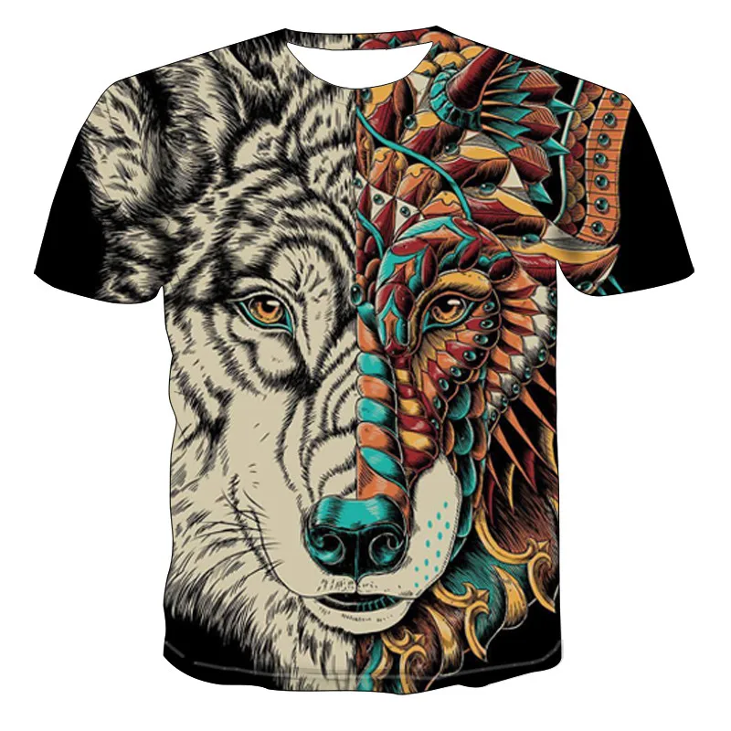 

Hot New Men's T-shirt 3d Printed Novelty Animal T Shirt Funny Short Sleeve Summer Tops Male Tshirt XXS-6XL