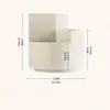 360 Rotating Makeup Brush Holder Cosmet Storage Box Makeup Organiser Lipsticks Make Up Container Vanity Organizer Box 4