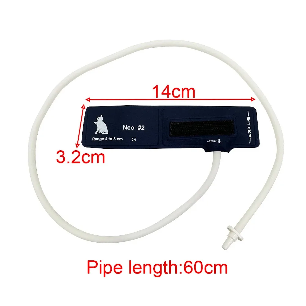 Haustiermonitore für den Tiergebrauch, Blutdruckmonitore, TPU-Nylon-Manschette ohne Kapsel, Tier-Blutdruckmanschette Nr. 1-NO.5Tube, 60 cm – Detail 8