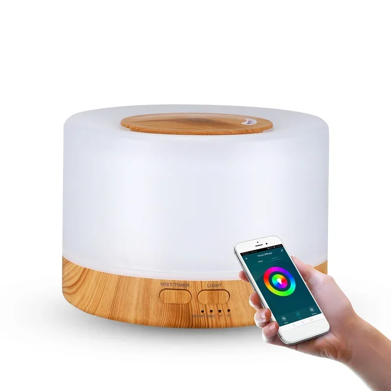 Tuya Smart Humidifier الزيوت الأساسية مع ضوء LED C...