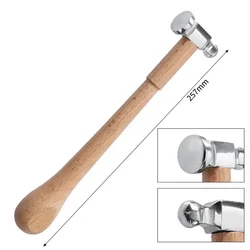 Crafting Hammer with Wooden Handle for Jewelry and Metalwork (B)