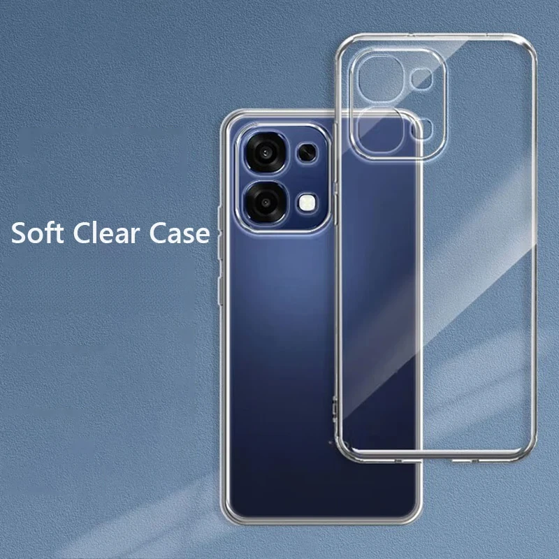 Ultra Thin Clear Soft TPU Transparent Phone Case - Soft Silicone Back Cover Coque