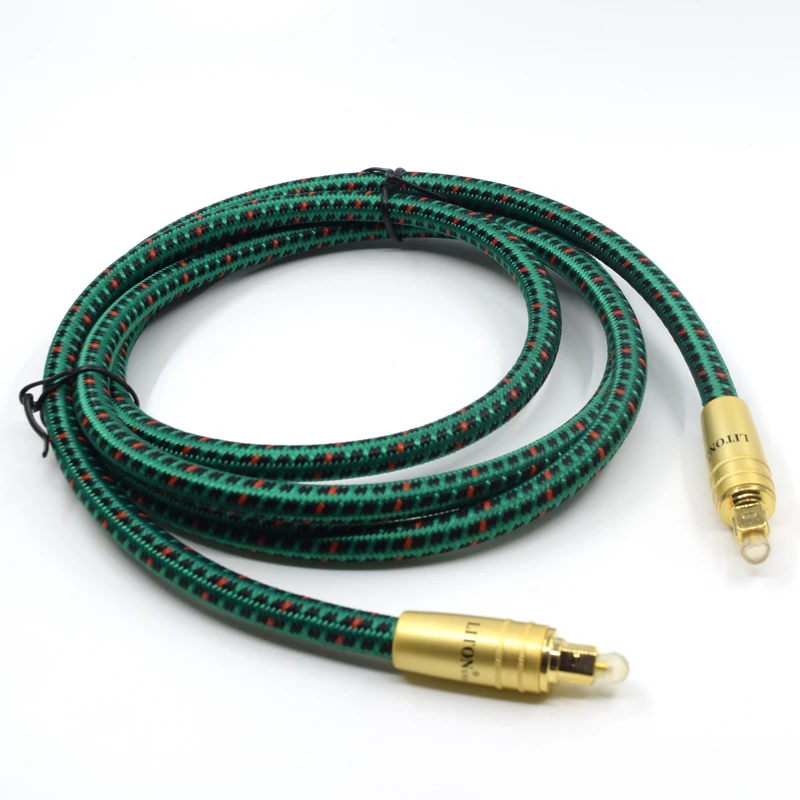 Hifi Audio Audiophiledigital Interface Cables  Amp CD / DVD Speaker Interconnector  Fiber Optic Cable