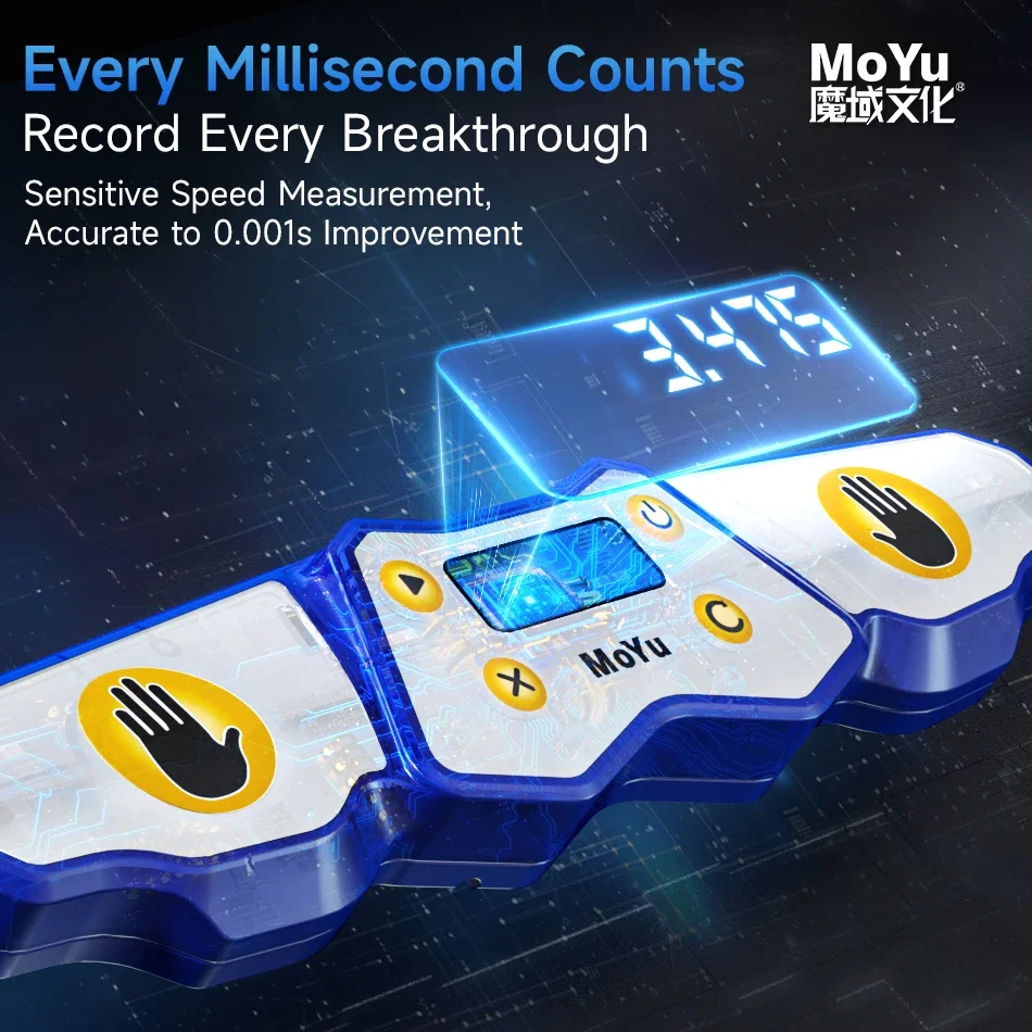[JudyCube] Moyu AI Timer Large Display Specially Designed for Racing Competitions Moyu Timer Smart Professional Games 4
