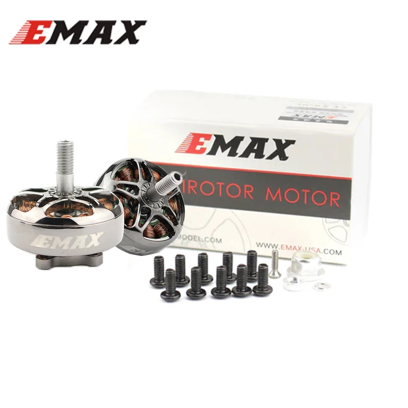 Lot de 4 Moteurs Brushless EMAX ECO II 2207 1700KV/1900KV/2400KV pour Drone FPV