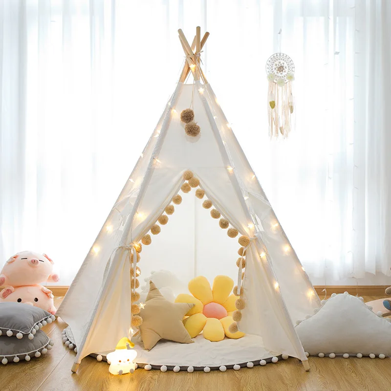 Kinder-Stoffzelt, hochwertiges Spielhaus | Tipi für Kinder babysdecor.myshopify.com