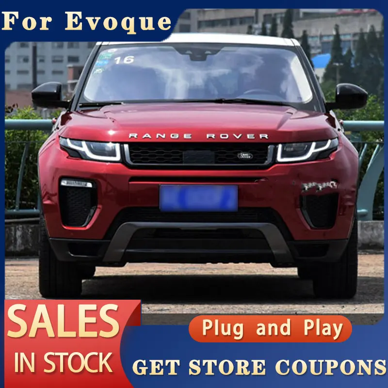 Car Lights For Land Rover Range Evoque 2013 02019 Headlights LED Day