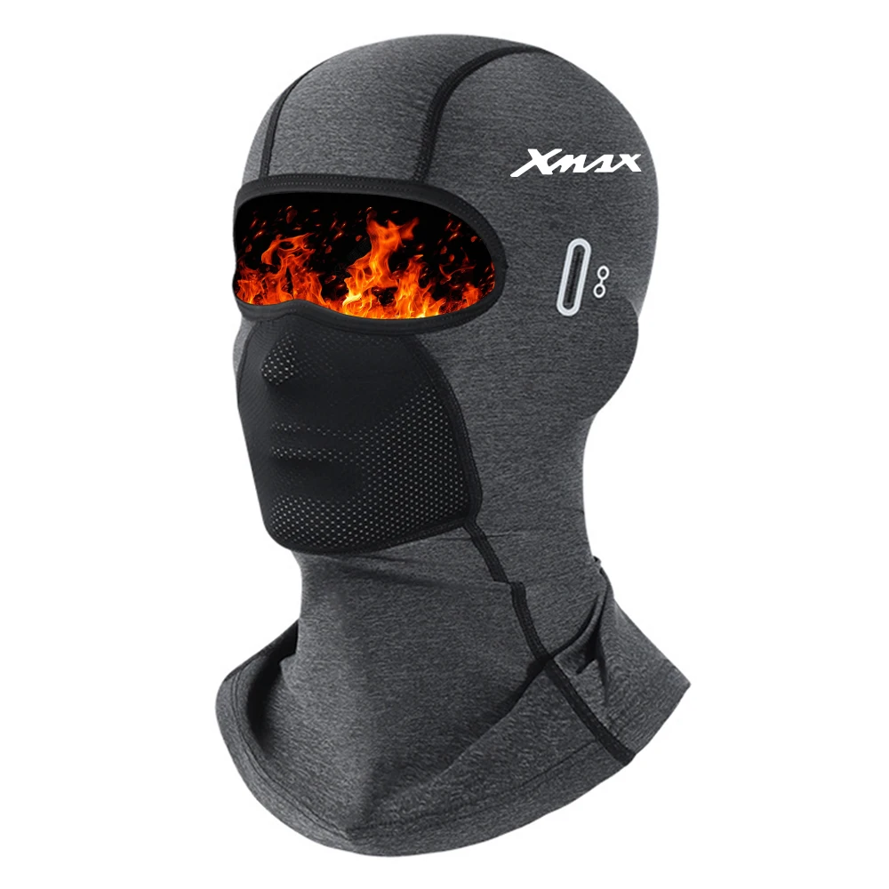 야마하 TMAX XMAX용 겨울용 보온 발라클라바 방풍 스키 마스크 TMAX 500-560 & XMAX 250 400용 보온 페이스 마스크