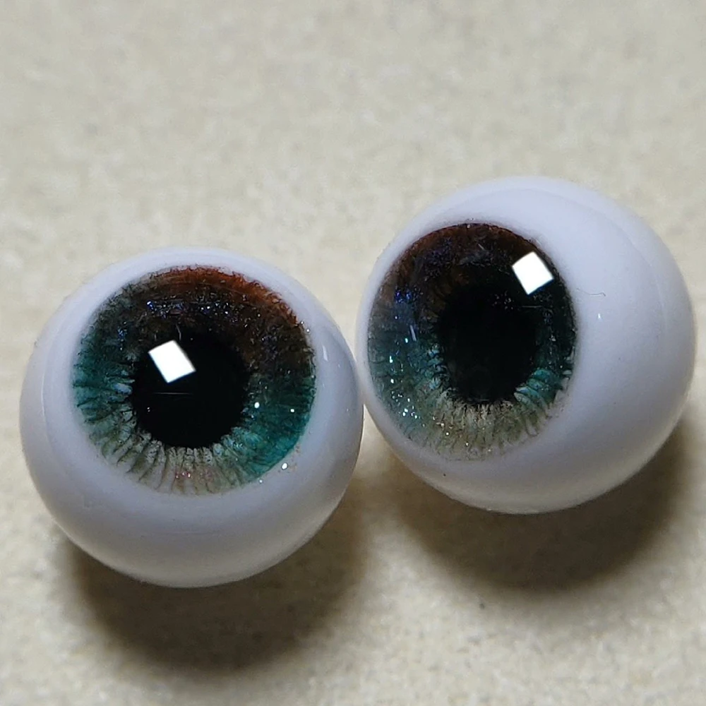 DIY Handgefertigte Augen Reine Kreisförmige Augäpfel Puppenzubehör Augäpfel für BJD-Puppen Gipsaugen 20/22/24mm – Detail 6