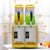 2 Flavor Commercial Ice Frozen Drink Slush Smoothie Maker 2 Bowls Slush Machine Frozen Drink Slushie Machine 2