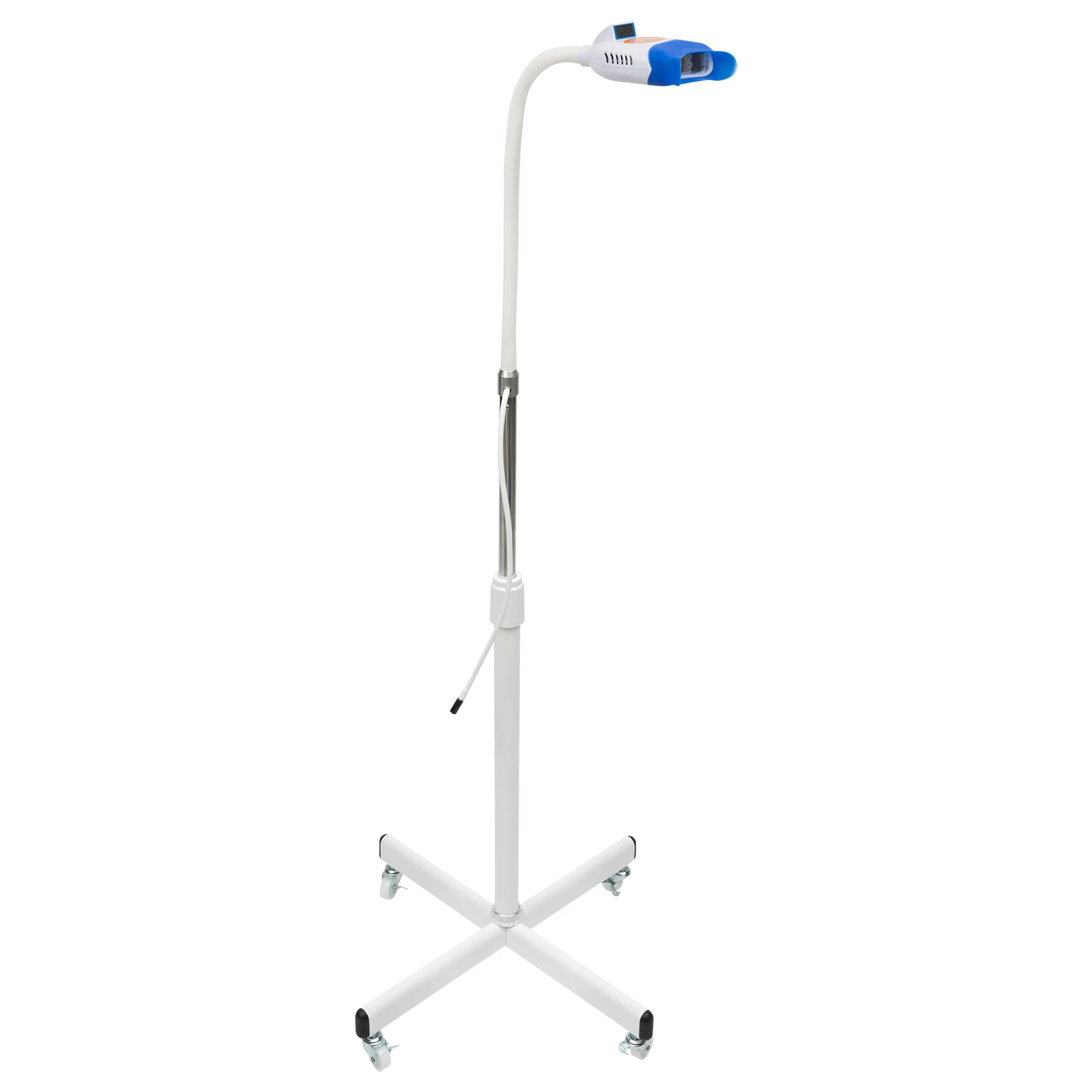 Professionelles 36-W-LED-Zahnaufhellungslicht mit 2 Lichtfarben, mobiler Ständer mit Rädern zum Zahnaufhellen und Zahnfleischpflege – Detail 10