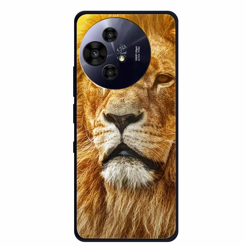 Premium Black Silicone Protective Case for TCL 50 Pro NxtPaper 5G