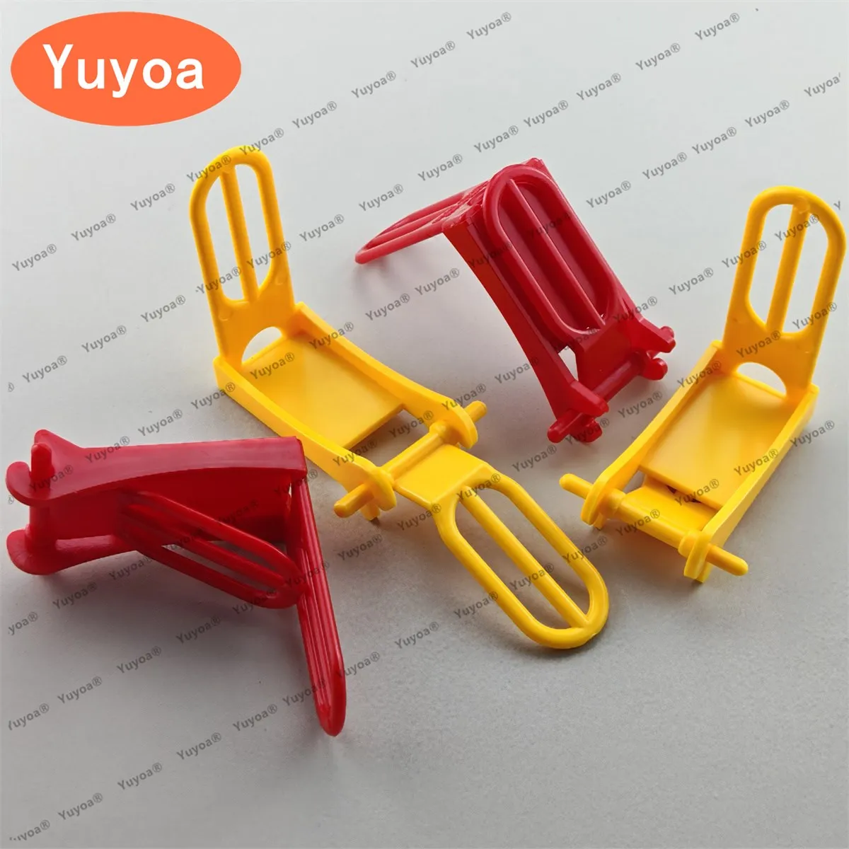 40pcs Dental Plastic Articulator Simple Jaw Frame Denture Laboratory Supplies Equipment Tools Materials