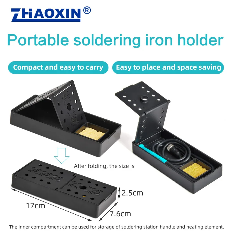 ZHAOXIN T12 Soldering Station 74W Quick Heating LCD Digital Display Electric Welding Iron Temperature Adjustable With Tip 4