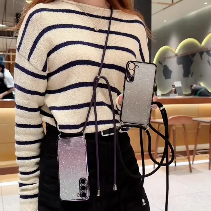 Hanging Rope Flashing Phone Case - Shock Resistant Protective Cover