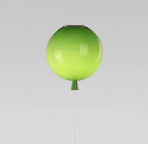 green ceiling lamp
