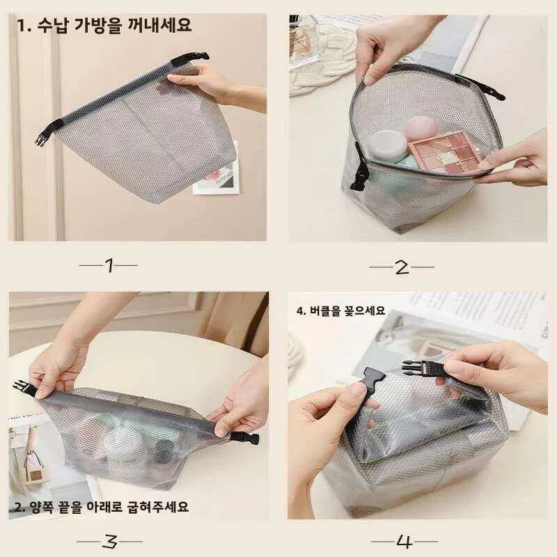 휴대용 수영 가방 여성용 피트니스 비치웨어 수납 가방 방수 헬스 타월 휴대용 내구성 있는 정리 가방