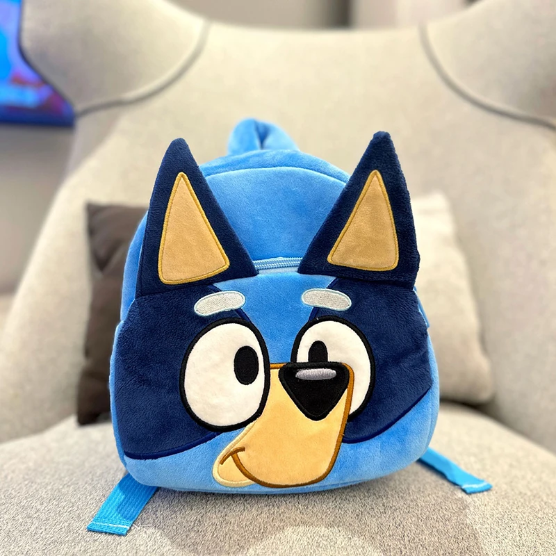 Bluey and Bingo Plush Mini Backpack – Soft Cartoon School Bag for Kids, Ideal Gift and Book Bag for Children Bags & Storage Items Small backpacks