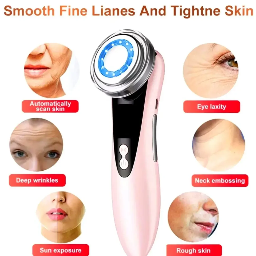Clean Face Skin Rejuvenation Lifting Tighten Multifunctional Facial Skin Care Beauty Massager Electric Facial Massage Device