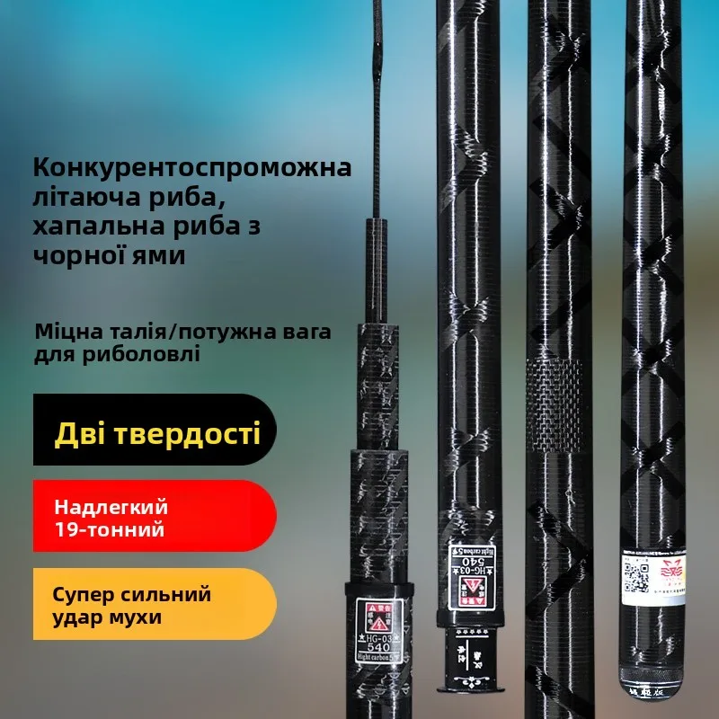 Ultra-LightUltra-HardCarbonFishingRodWadingStickBlackPitFishingPole6H8HFlyKnock19TuningHandheldTaiwanRod-AliExpress18