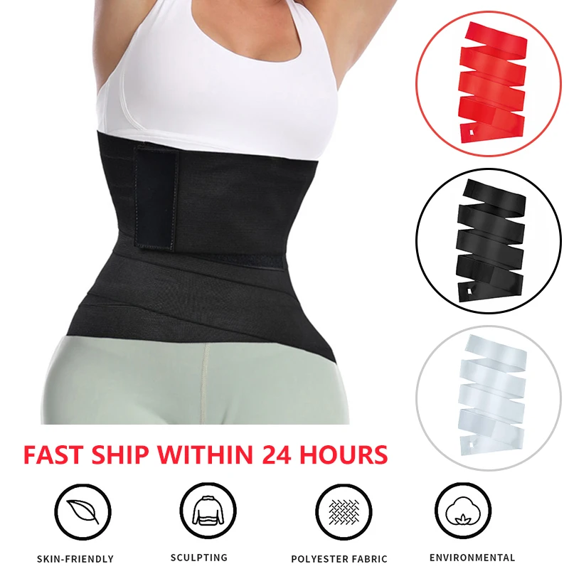 Waist Trainer for Women Snatch Me Up Bandage Wrap Lumbar Waist Support