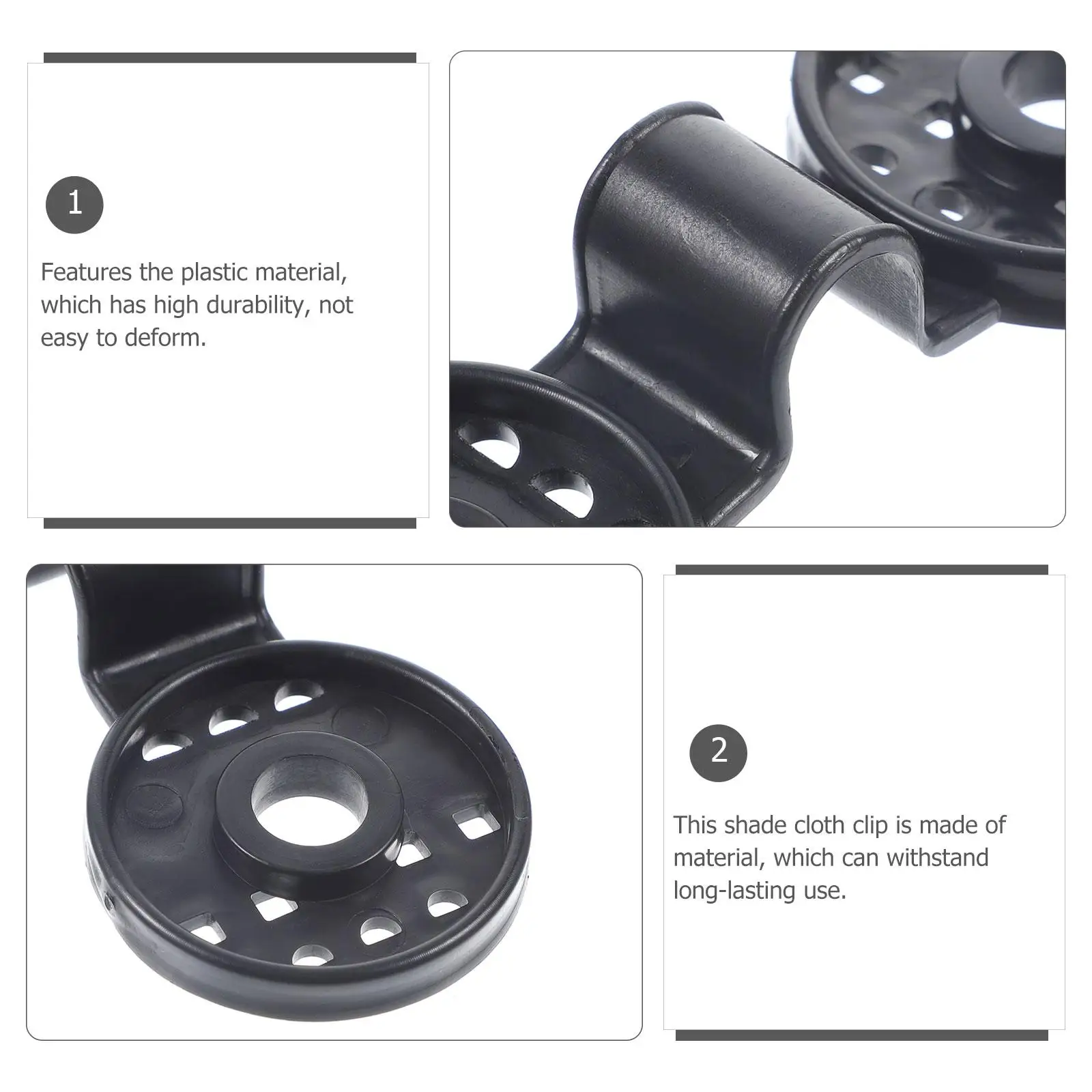 Awning Plastic Clips Outdoor Shade Cloth Net Clip Camping Garden Tools Garden Buildings Fence Net Fix Clamp Awning Hook