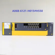 Fanuc – amplificateur de broche d'occasion A06B-6121-H015 # H550, testé Ok pour machines CNC