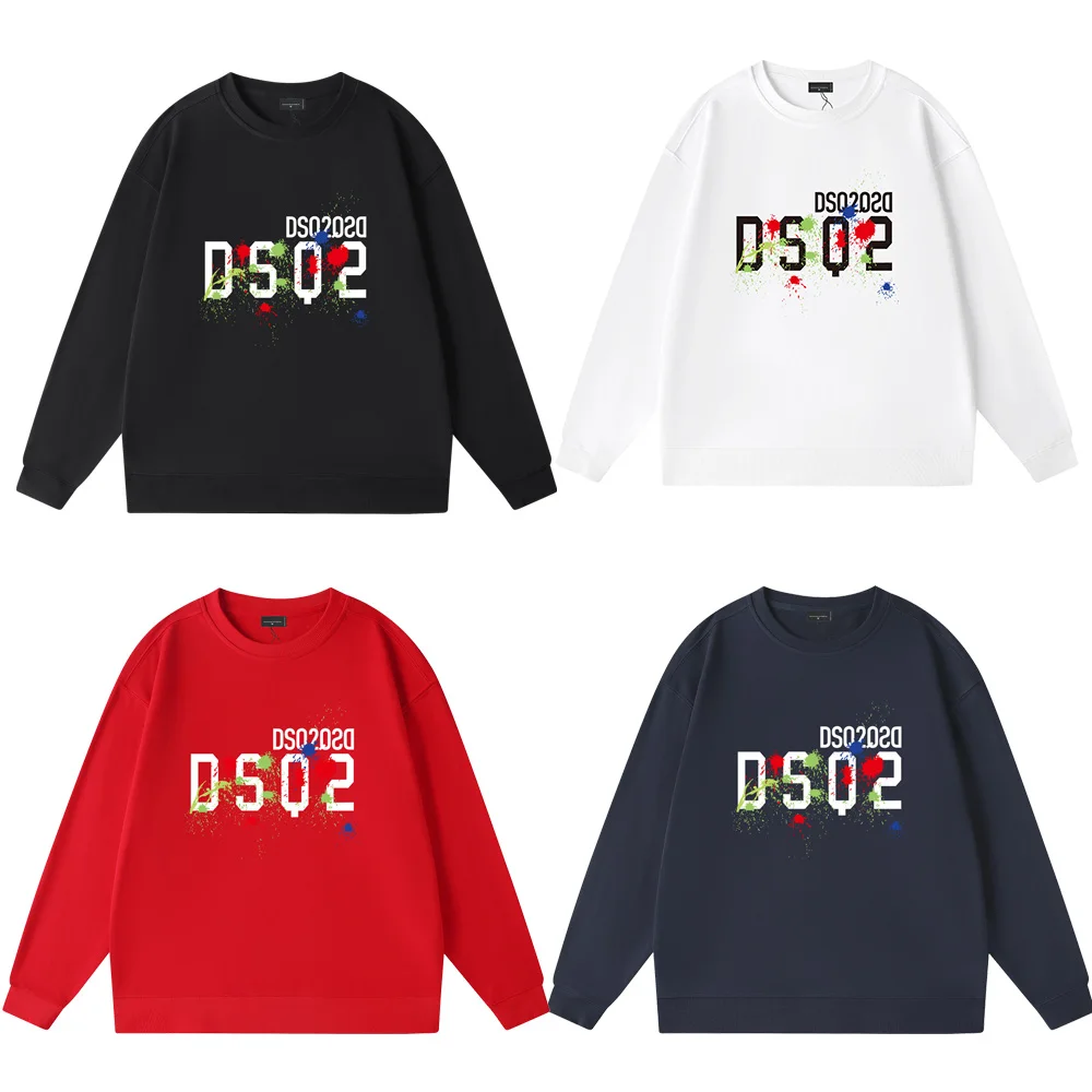 

DSQ2 ICON DSQICON2 D2 DSQ New Brand Casual Fashion Cotton Classic Letter Printing Couple Unisex Street Fashion Casual Boyfriend