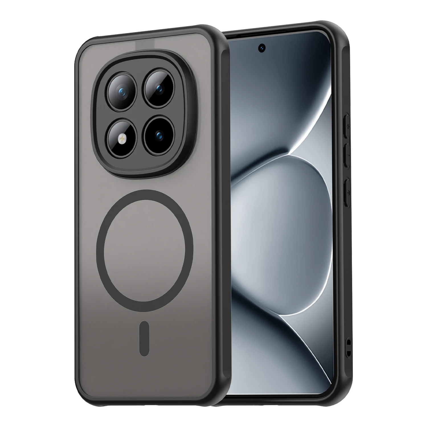 Magnetic Luxury Shockproof Wireless Matte Translucent Phone Case