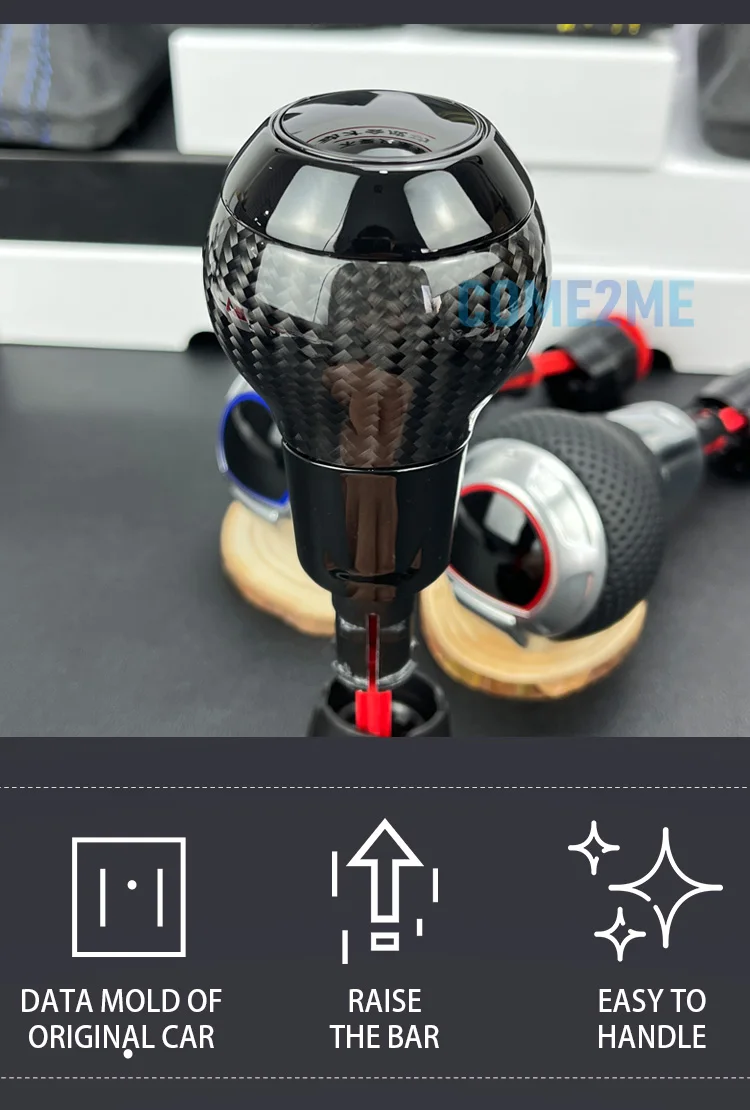 Carbon Fiber Gear Shift Knob For Volkswagen Golf 7 7.5 GTI audi A3 S3 RS3 Q5 S6
