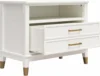 Westerleigh Wide Nightstand, White 6