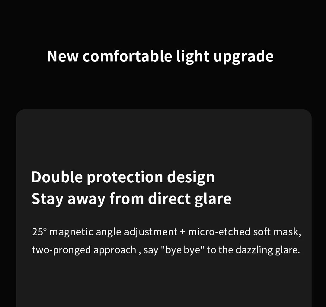 Xiaomi Mijia Ra95 Desk Lamp 1S Remote Control for Computer PC Monitor Screen Bar description image 13