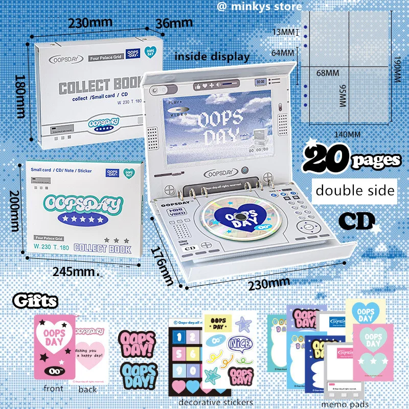 MinkysレトロDVDポップカードフォト収集ブック、kpopバインダー