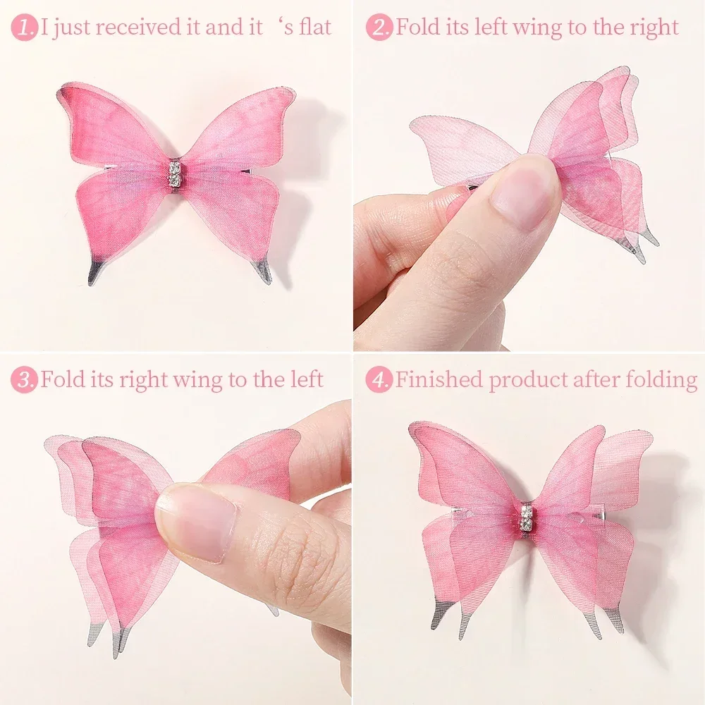 Butterfly Hair Clips 6