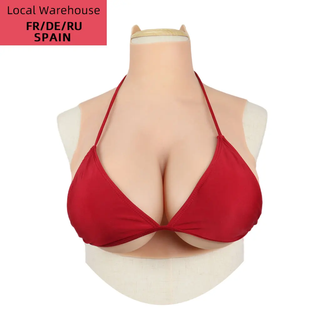 Acquista Cosplay Per Crossdresser Costumi Da Seno Spugna Forme Falso Tette Enhancer Bra Padding - Foto 3