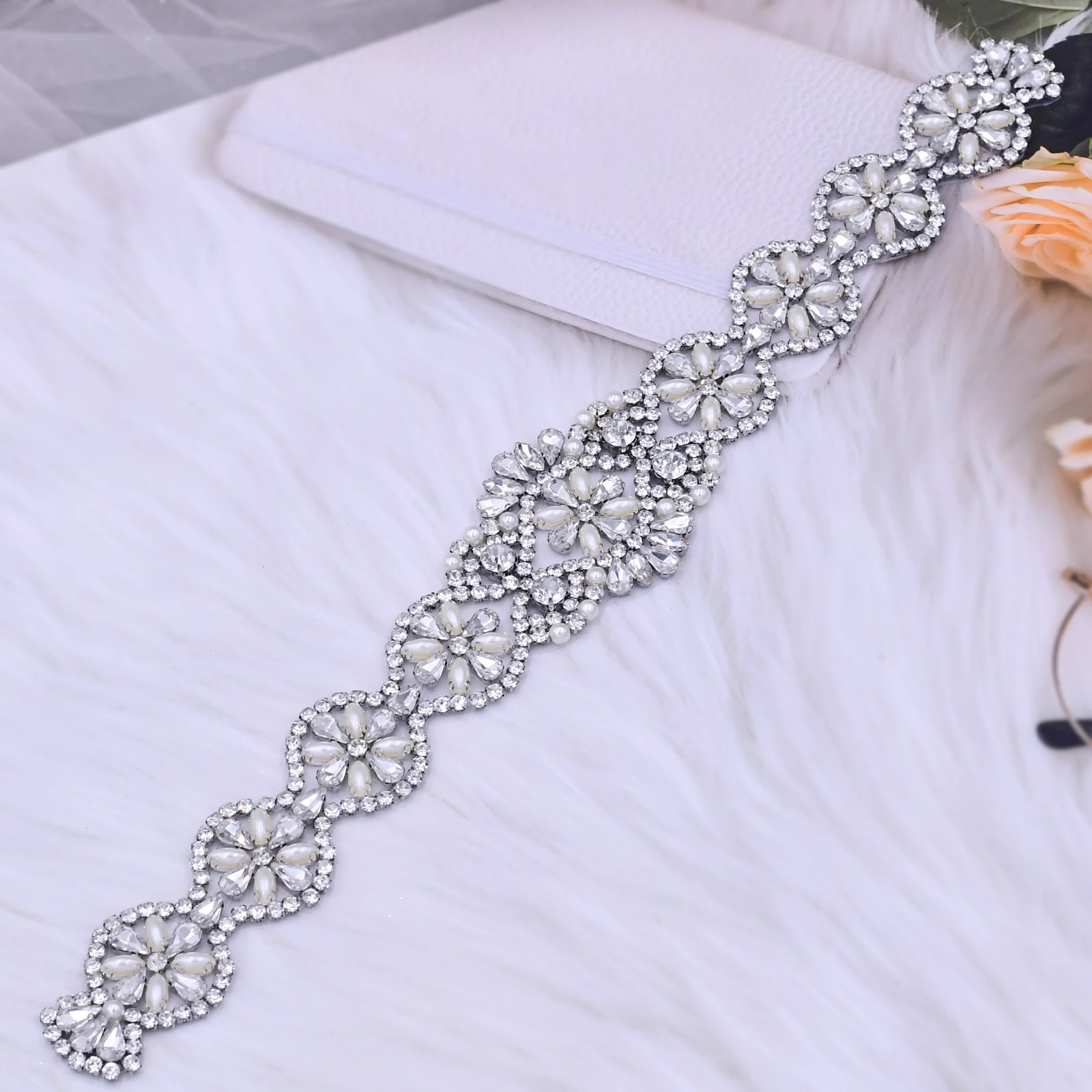 Ceinture Fine Strass Argent Pour Robe De Soirée - Chaîne Ajustable, Accessoire élégant Pour Mariage, Bal
