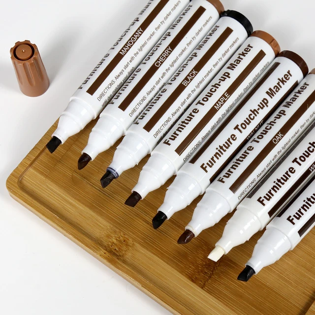 Solid Wood Grain Furniture Touch-up Pen Markers Crayons Filler