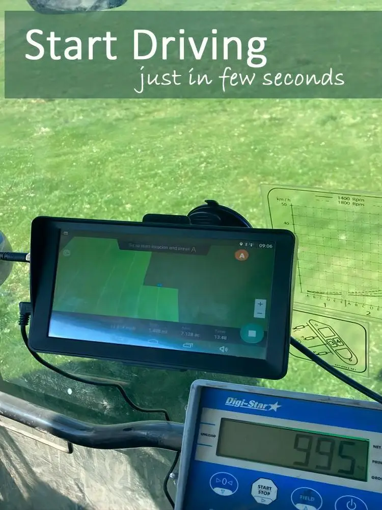 농업 농업 디스플레이 GNSS 네비게이션 가이드, 트랙터용 고성능 GPS, 7 인치, 신제품
