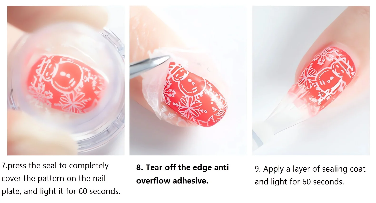 Description Picture 3 of item3D Nail Stamping Plates for Flower Leaves Butterfly Geometric Designs - DIY Nail Art Templates Printing Stencil Tools