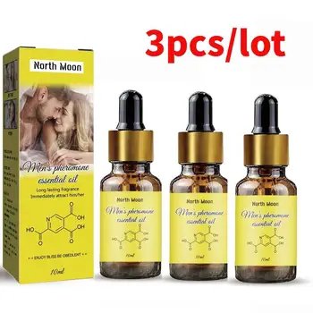 3PCS Forte Feromone Per L'uomo Per Attirare Le Donne Profumo Corpo Essenziale Sessualmente Stimolante Olio di Lunga Durata Androstenone Sexy 1