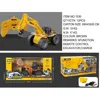 1:18 HUINA 1530 RC Wheeled Excavator Model 2.4G 6CH Loader Car Toys for Kids 6